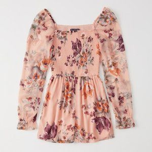 Abercrombie & Fitch Floral Romper